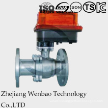 Motorised 2PC Flanged Floating Ball Valve Wtih Taiwan Electric Actuator